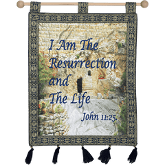 The Garden Tomb Banner -Blue - The Peace Of God®