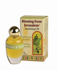 Blessing From Jerusalem Anointing Oil - Frankincese and Jasmin 12 ml, 0.4 fl.oz.