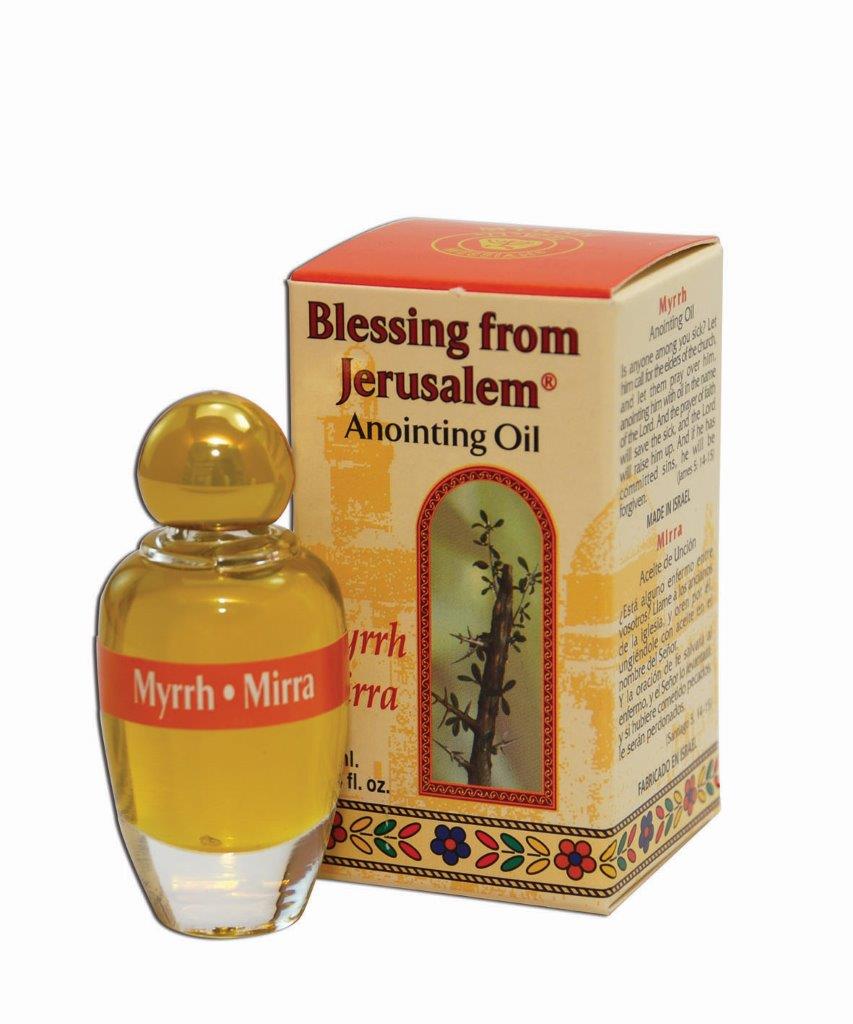 Blessing From Jerusalem Anointing Oil - Myrrh 12 ml, 0.4 fl.oz. - The Peace Of God®