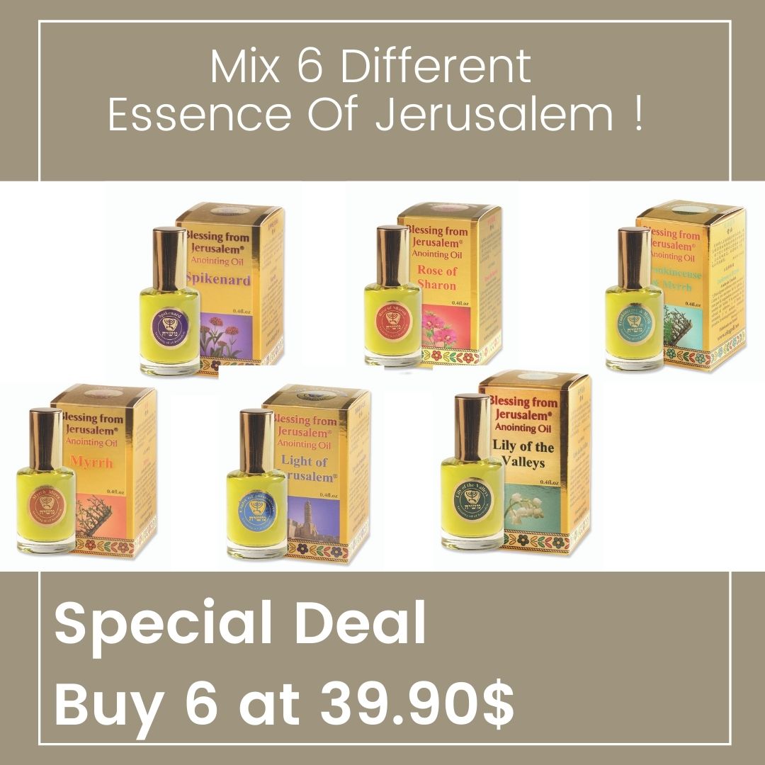 Special Deal Buy 6 at $ 39.9 - Anointing Oils 12 ml , 0.4 fl.oz Gold Collection - The Peace Of God®