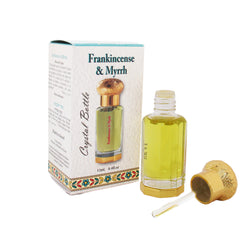 Anointing Oil - Frankincense and Myrrh - Glass Luxury crystal bottle 12 ml, 0.4 fl.oz. - The Peace Of God®