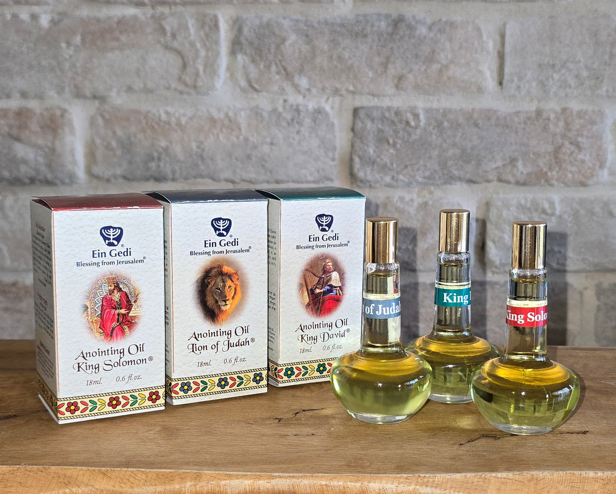 Special Deal Buy 3 at 28.9$ - Anointing Oils 18 ml 0.6 fl.oz. King Solomon , King David ,Lion of Judah - The Peace Of God®