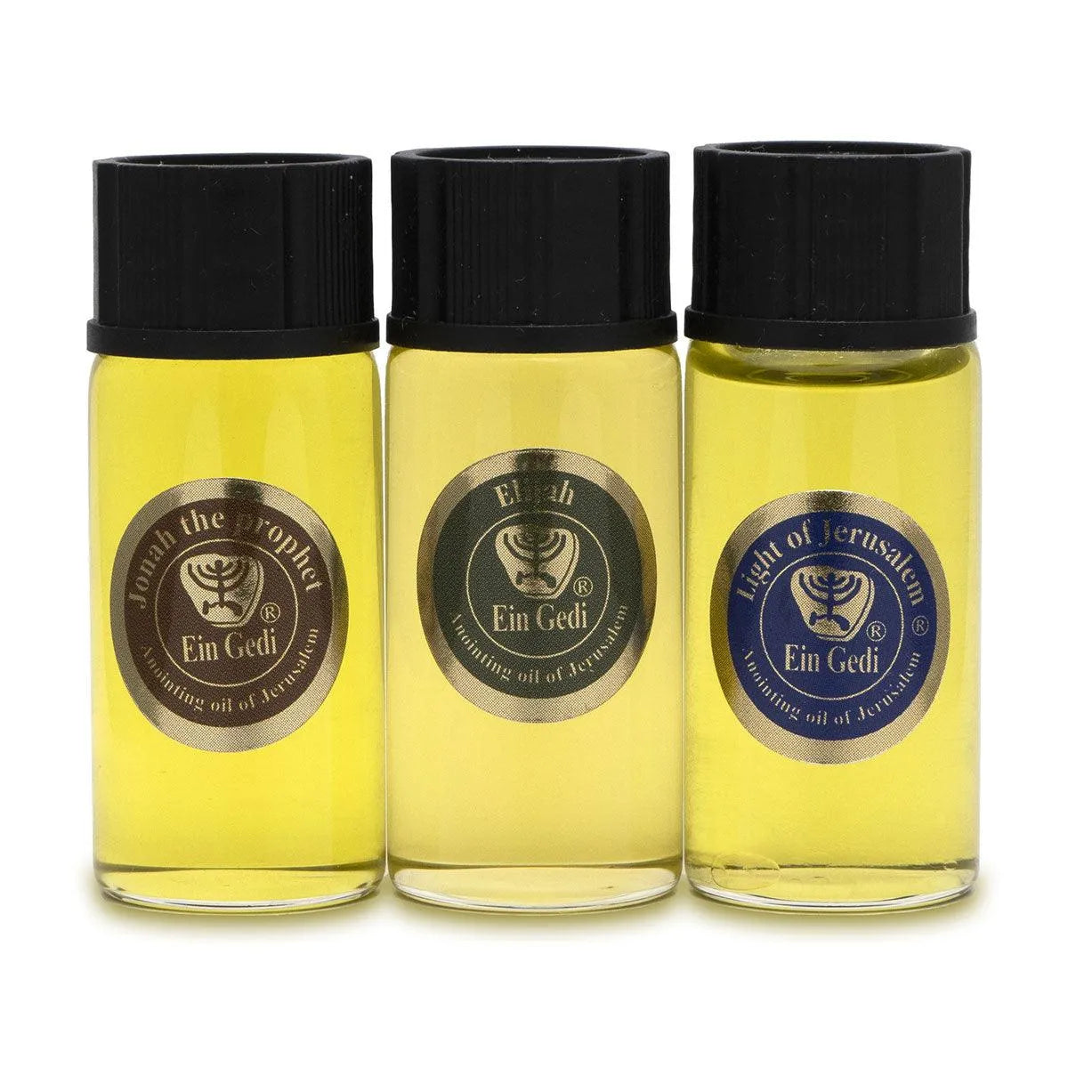 The Original Perfumes of The Bible , Holy land gift pack 10ml x 3 Anointing oils .Light of Jerusalem - Elijah - Jonah the Prophet. - The Peace Of God®