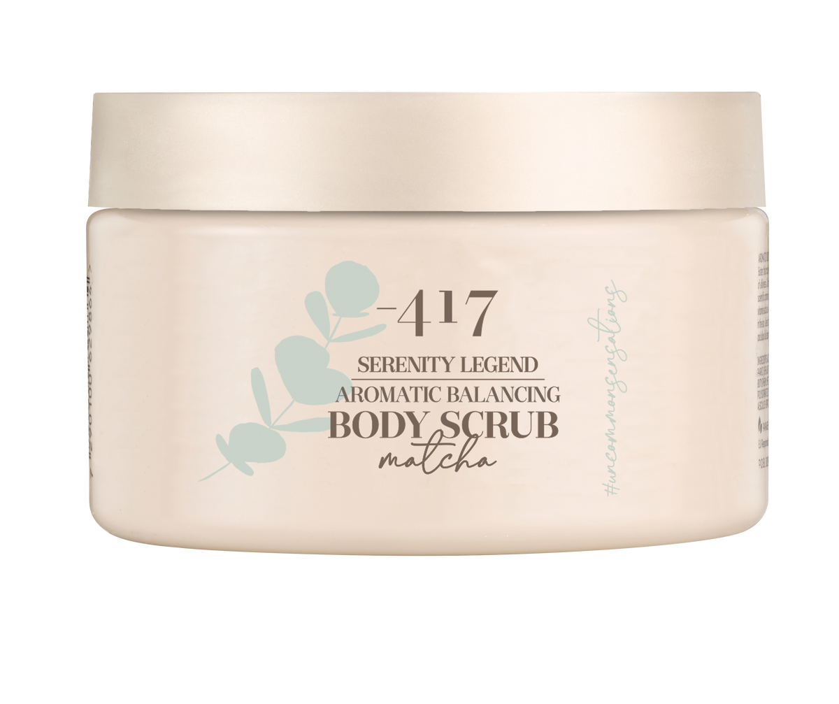 Aromatic Balancing Body Scrub – Matcha body care , 400 gr . Minus 417 - The Peace Of God®
