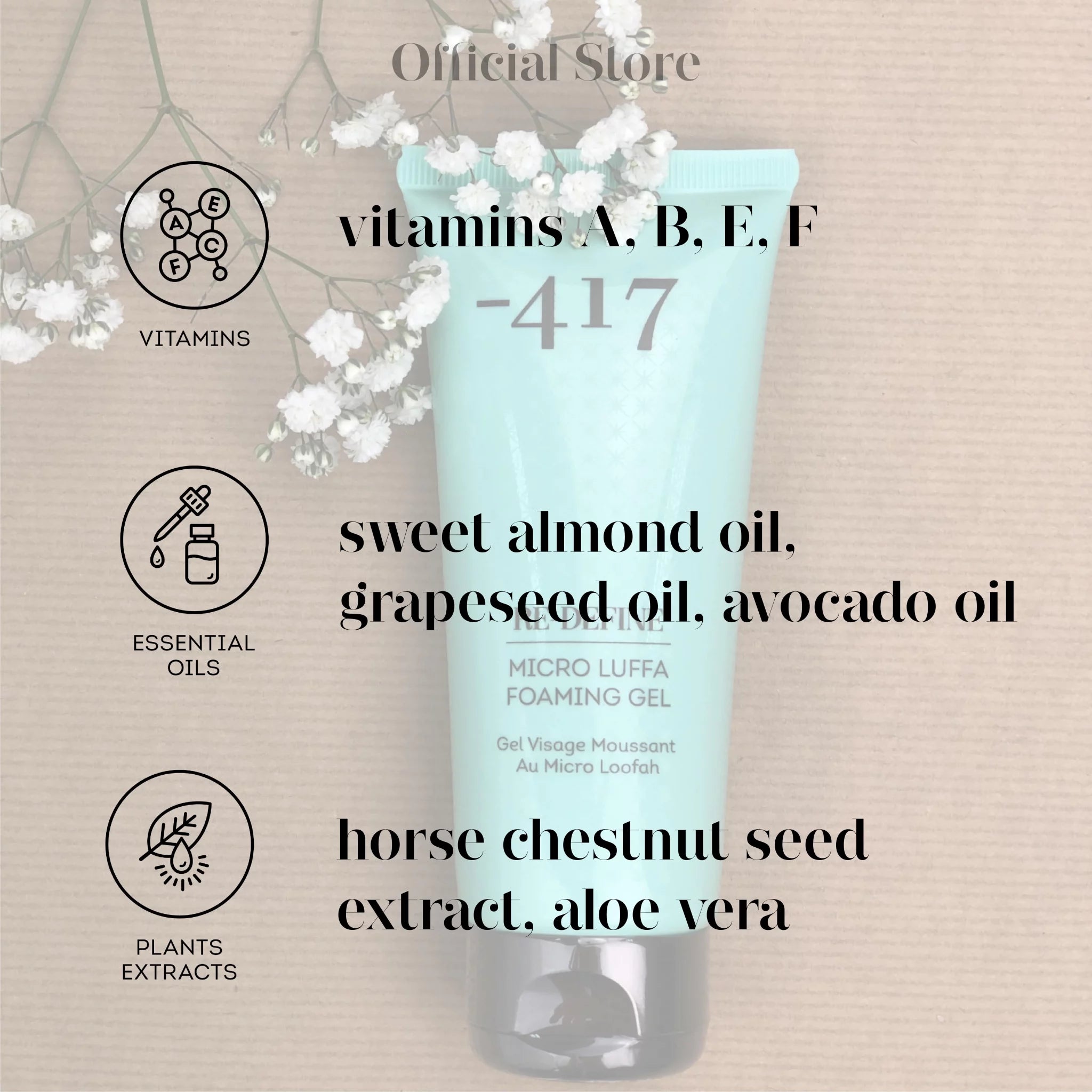 Desert Glow Micro-Luffa Cleanser (200ml) - The Peace Of God®