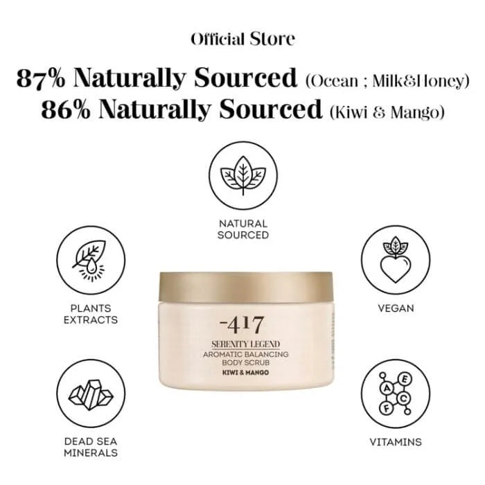 Revitalizing Dead Sea Salt Scrub: Milk & Honey (400g) - The Peace Of God®