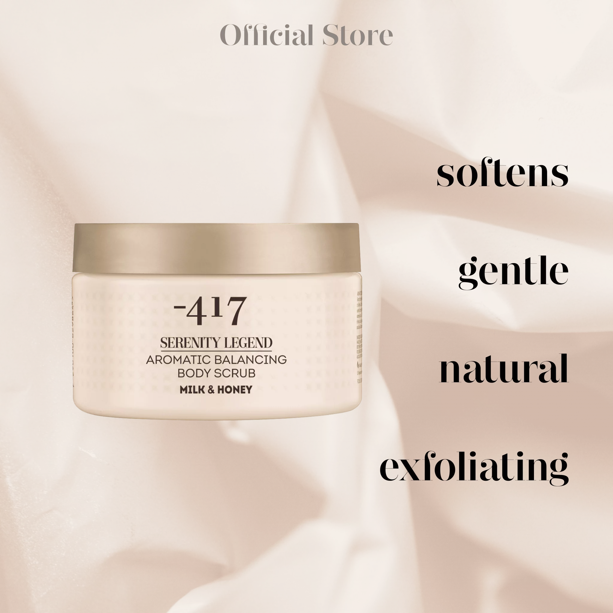 Revitalizing Dead Sea Salt Scrub: Milk & Honey (400g) - The Peace Of God®