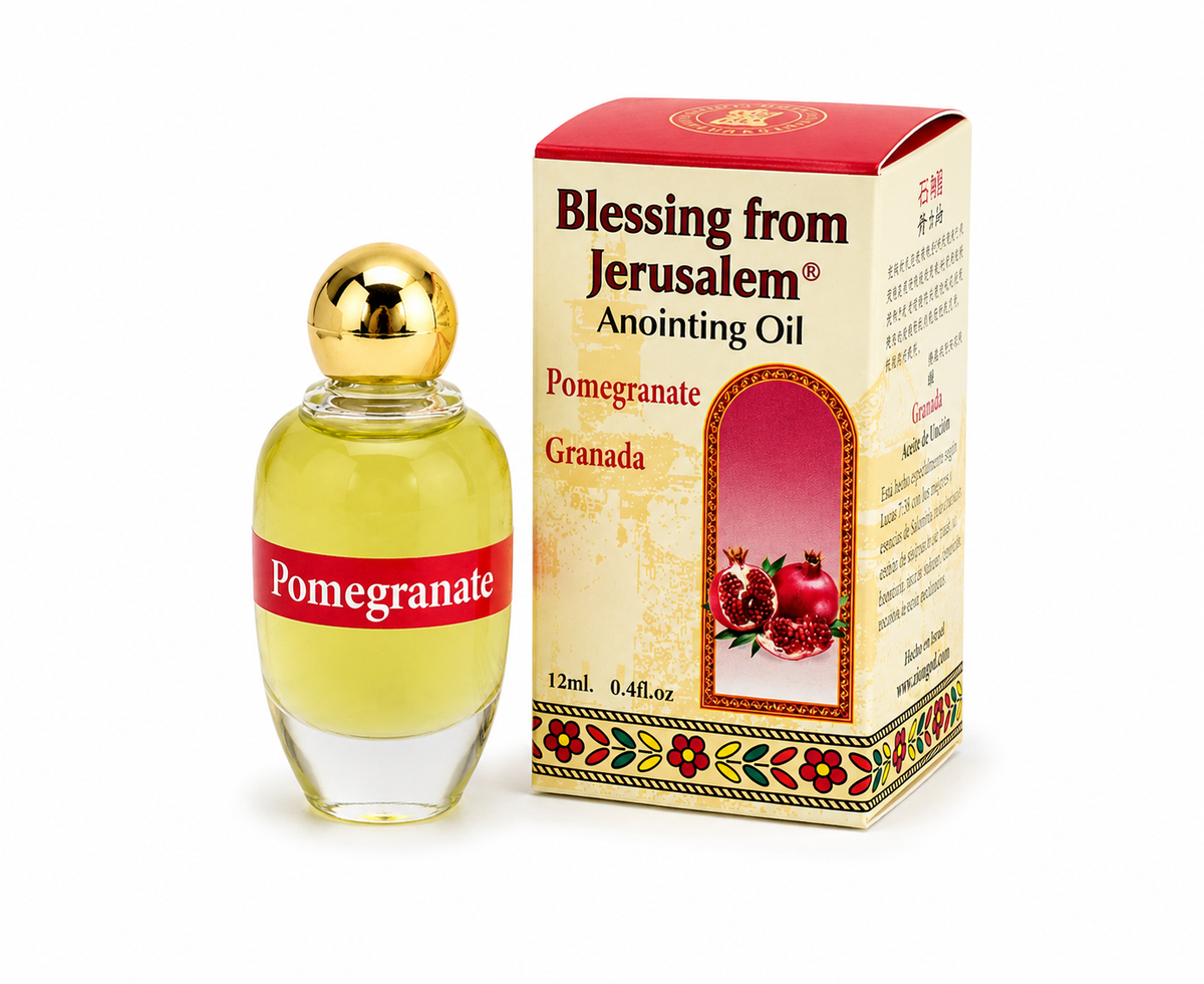 Blessing From Jerusalem Anointing Oil - Pomegranate Granada 12 ml, 0.4 fl.oz.