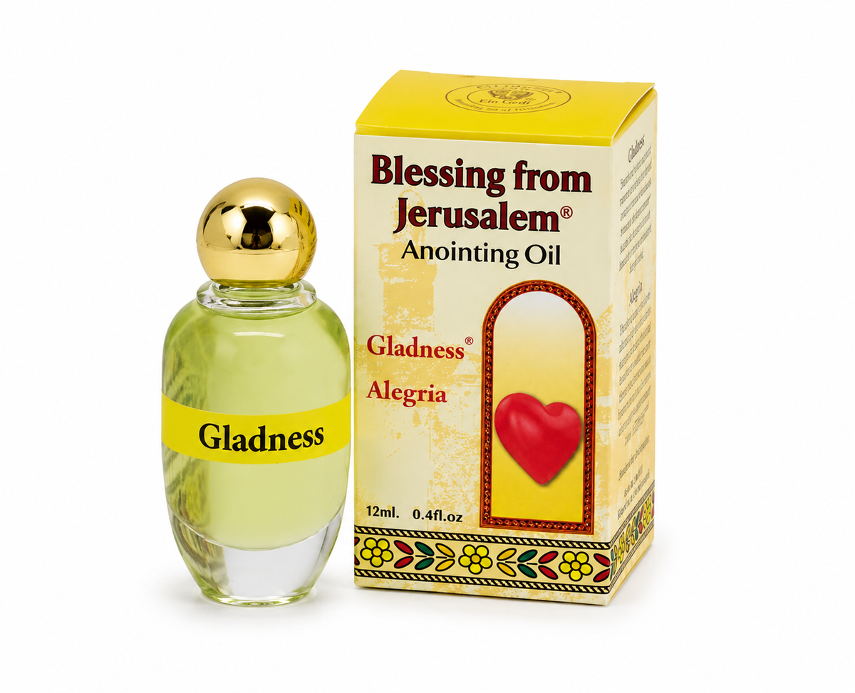 Blessing From Jerusalem Anointing Oil - Gladness 12 ml, 0.4 fl.oz.