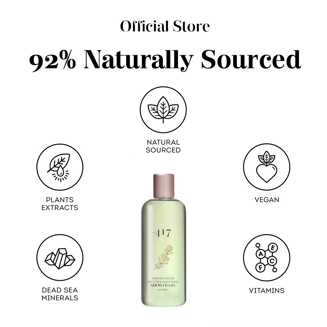 Purifying Matcha Shower Gel: Gentle Cleanse & Nourish (350ml) - The Peace Of God®