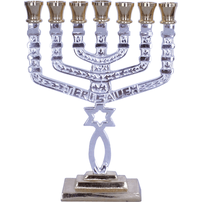 The Grafted In Menorah / 5 Inch - 13 Cm - The Peace Of God®