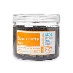 Black Coarse Salt , from the Dead Sea 400 gr/14.10 oz - The Peace Of God®