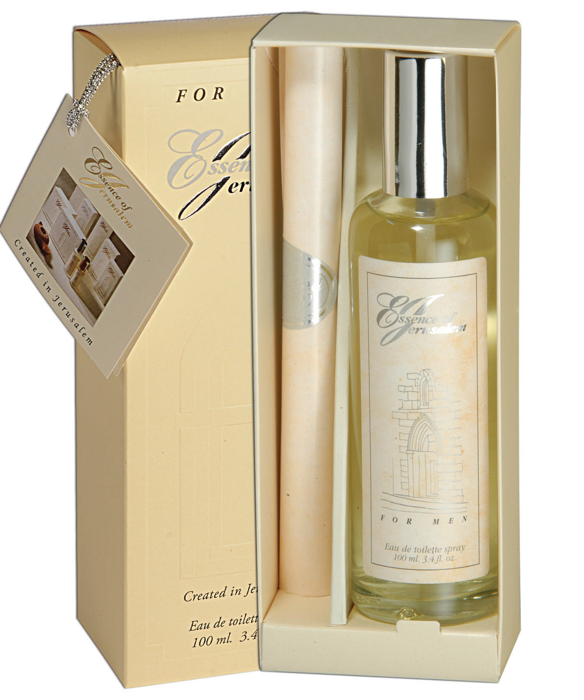 Essence of Jerusalem Eau de toilette spray for Man - 100ml, 3.4 fl.oz - The Peace Of God®