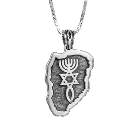 Pendant Messianic Sterling Silver - Grafted In