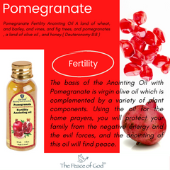 Anointing Oil - Pomegranate Fertility 30 ml, 1 fl.oz. - The Peace Of God®