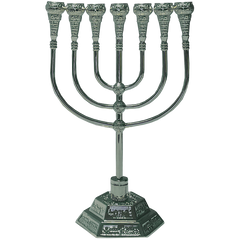 Medium Temple Menorah 7.08 inches - 18 cm - The Peace Of God®