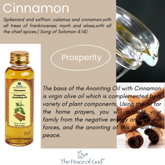Anointing Oil - Cinnamon Prosperity 250 ml 8.5 fl.oz. - The Peace Of God®