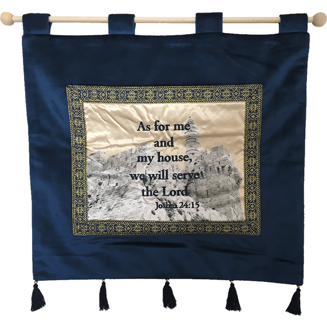 As For Me Banner-Blue - The Peace Of God®