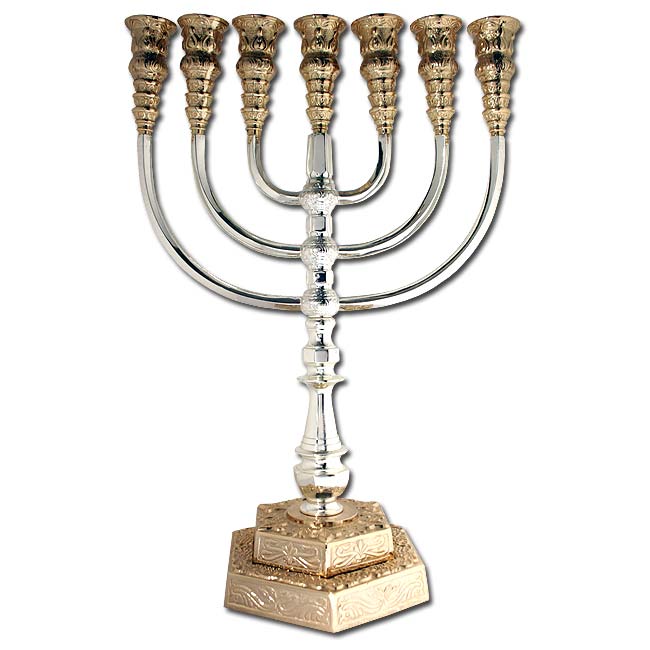 The Temple Menorah / 14 inches - 37 cm - The Peace Of God®
