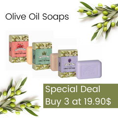 Special Deal Buy 3 at $19.90 , Olive oil soap Pomegranate Rosmary Lavander - The Peace Of God®