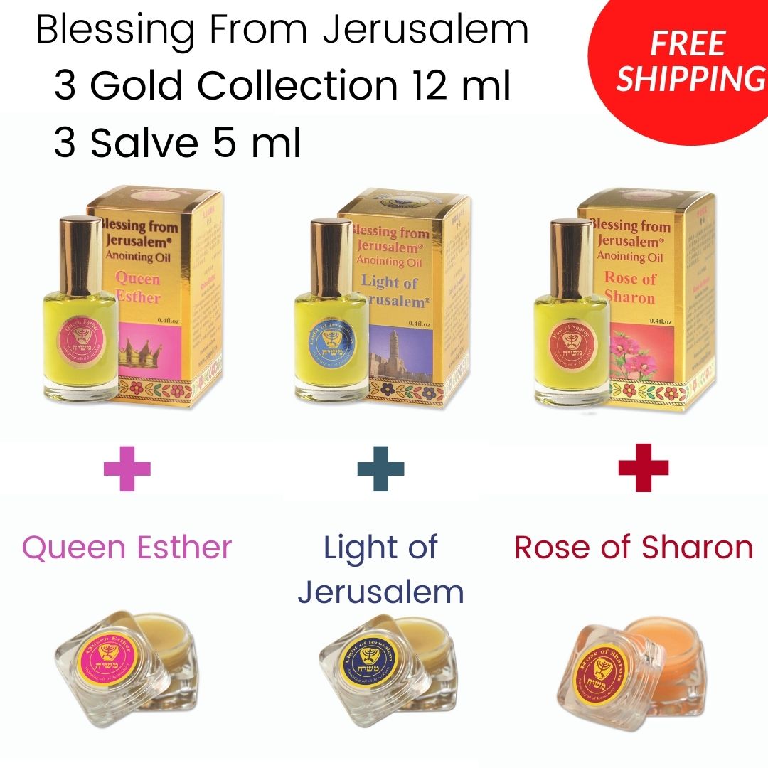 The Peace of God Set - Special Deal Buy 6 at $48.9 - 3 holy Anointing Oil + 3 Anointing oil salve  Free shipping - The Peace Of God®