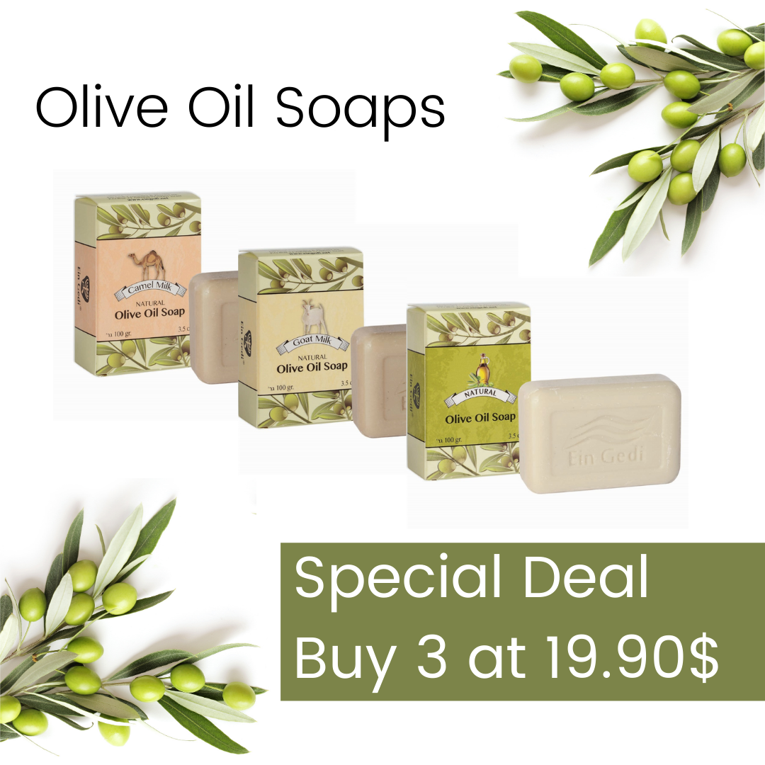 Special Deal Buy 3 at $19.90 , Olive oil soap Natural Goat Milk Camel Milk - The Peace Of God®