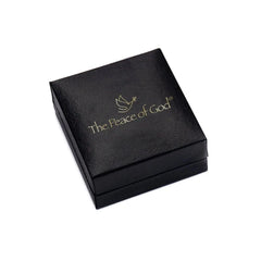 Nano Sim OB Silver Pendant - Drop Studded with Roman Glass - The Peace Of God®