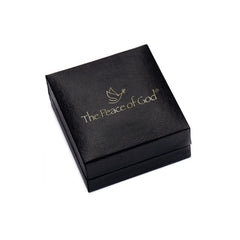 Nano Sim NT Silver Pendant - Drop and Floral Decoration Studded with Roman Glass - The Peace Of God®