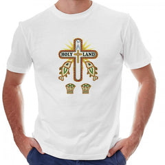 T-shirt Holy Land Cross  Bread and Fish - The Peace Of God®