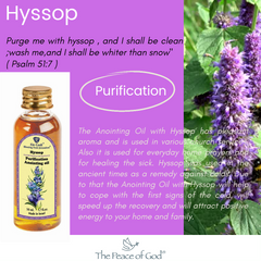Anointing Oil - Hyssop "Purification" 50 ml 1.7 fl.oz. - The Peace Of God®
