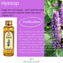 Anointing Oil - Hyssop "Purification" 250 ml - The Peace Of God®