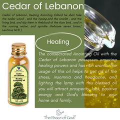 Anointing Oil - Cedar of Lebanon, Healing 30 ml, 1 fl.oz. - The Peace Of God®