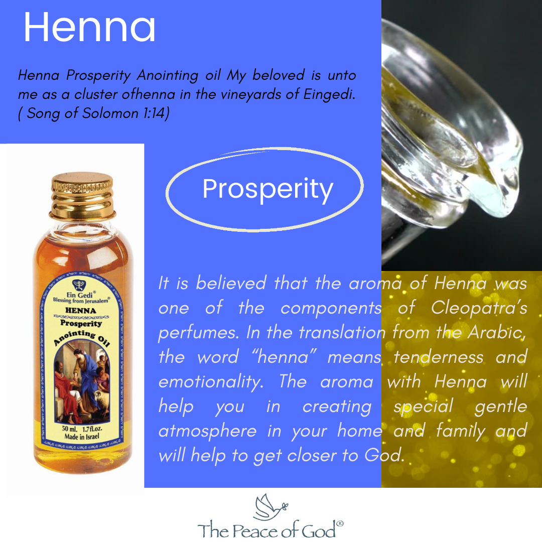 Anointing Oil - Henna Prosperity 50 ml, 1.7 fl.oz