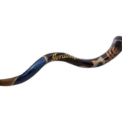 Painted Kudu Shofar Jerusalem"Messianic" From Israel - The Peace Of God®
