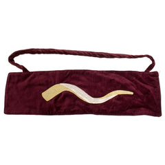 Shofar Velvet Bag - Burgundy - The Peace Of God®