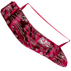 Jerusalem Burgundy and Silver Velvet Shofar Bag - The Peace Of God®