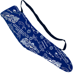 Jerusalem Blue & Silver Velvet Shofar Bag - The Peace Of God®