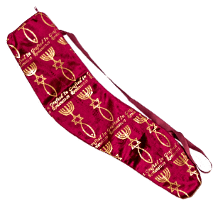 Grafted In Burgundy Long Shofar Bag - The Peace Of God®