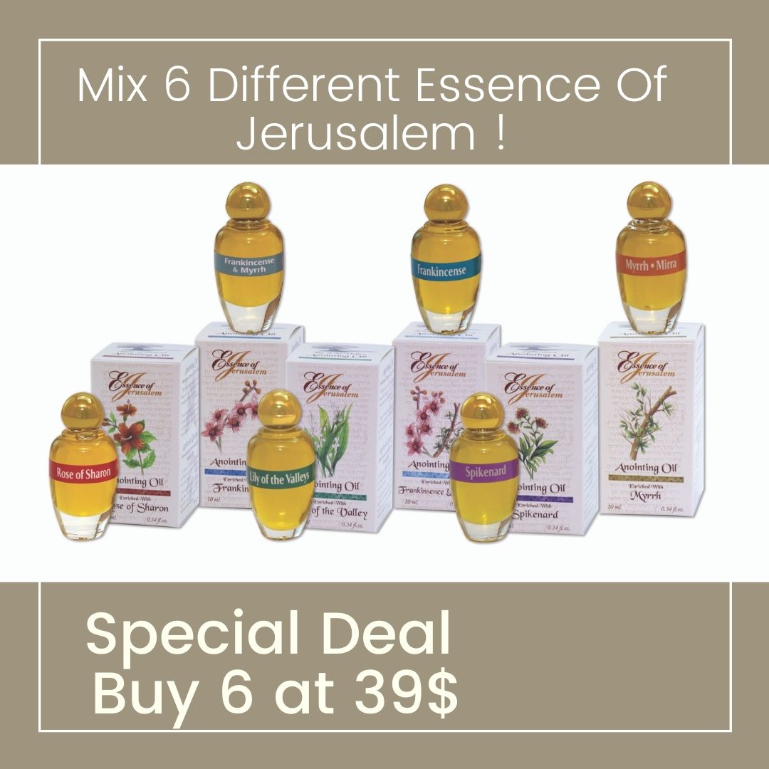 Special Deal Buy 6 at 39$ - Anointing Oils 10 ml , 0.34 fl.oz. - The Peace Of God®
