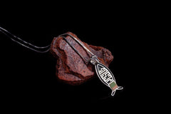 Nano Sim NT Silver Pendant - Ichthys "JESUS" - The Peace Of God®