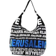 City Hobo Bag with Jerusalem Blue Foil - The Peace Of God®