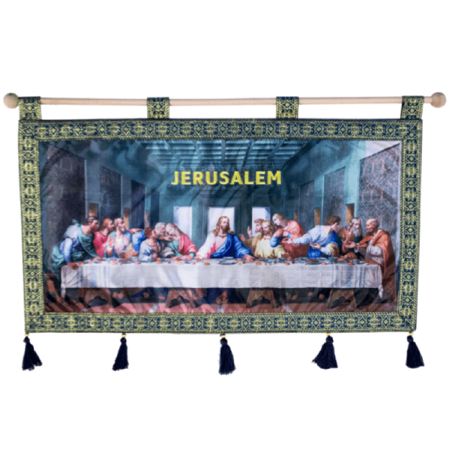 The Last Supper Banner - Blue - The Peace Of God®