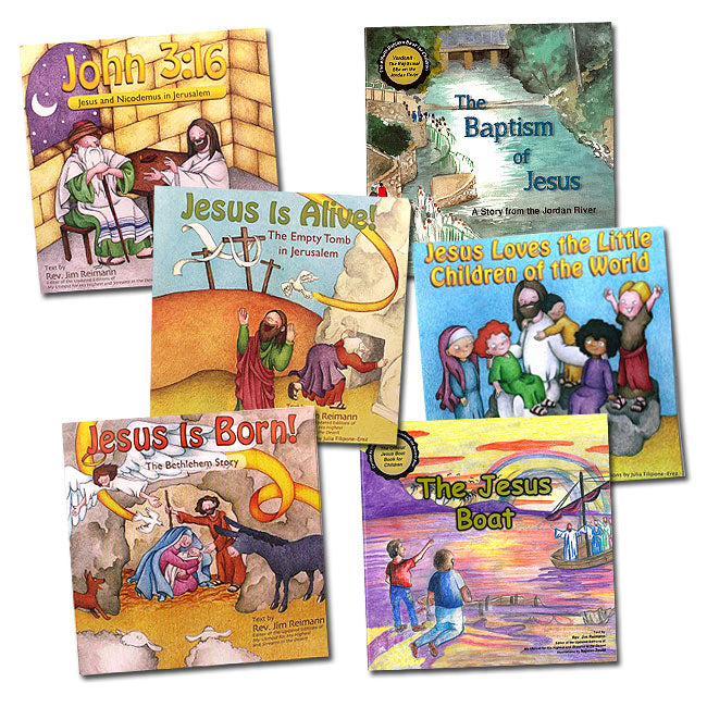 Set of 6 Rev Reinmann Biblical Children's Books - The Peace Of God®