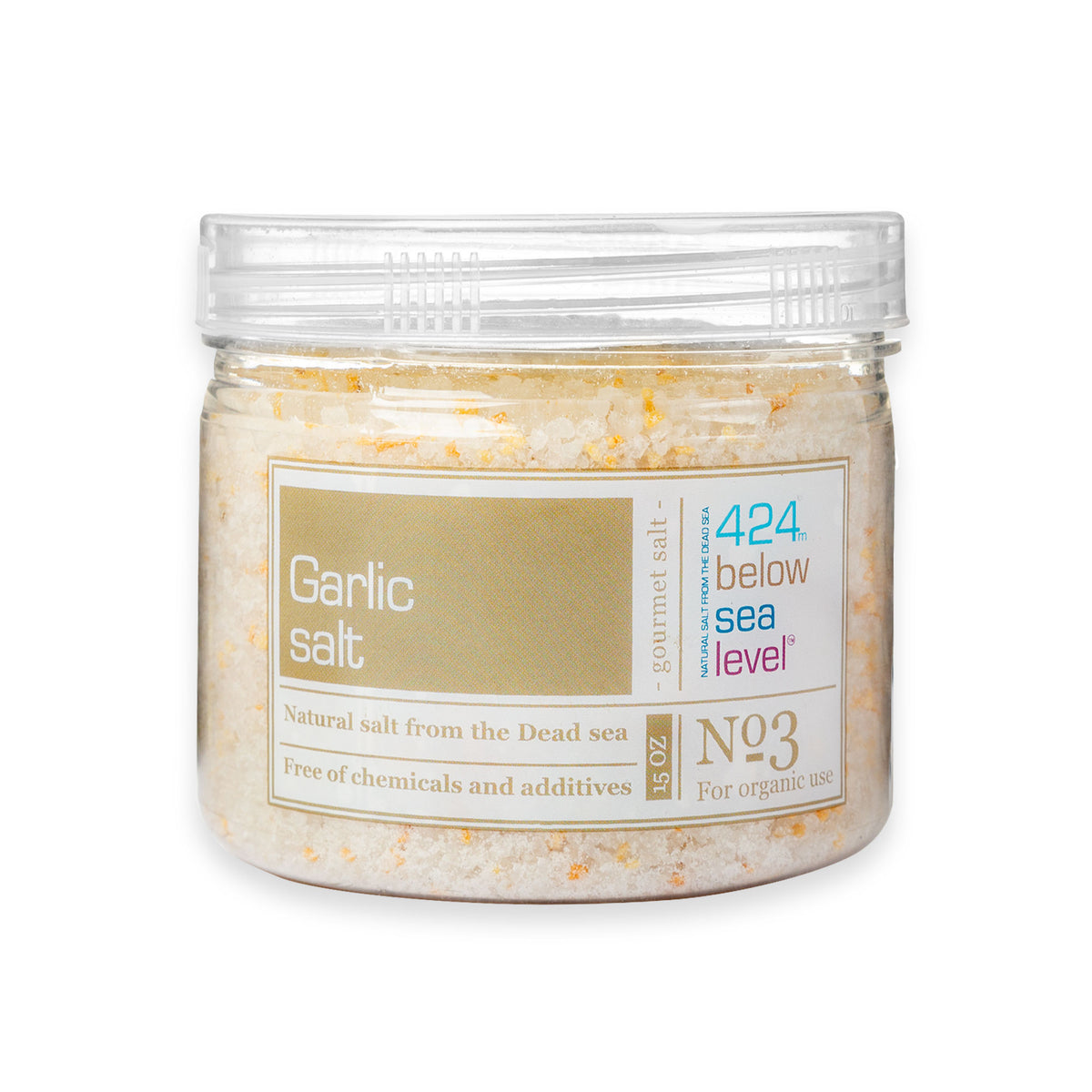 Garlic Salt , from the Dead Sea 400 gr/14.10 oz - The Peace Of God®