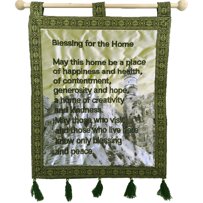 Blessing for the Home Banner-Green - The Peace Of God®