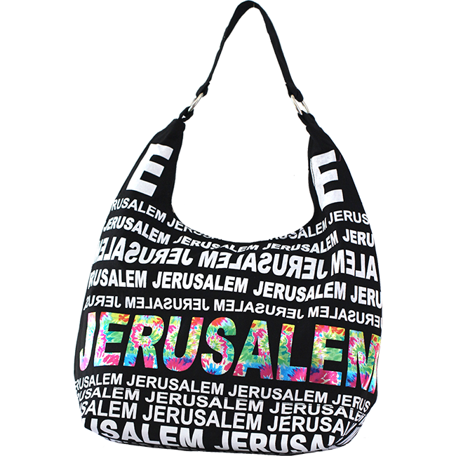 City Hobo Bag with Jerusalem Rainbow Foil - The Peace Of God®