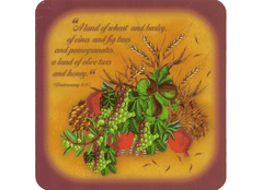 Seven Species Placemat and Coaster - The Peace Of God®
