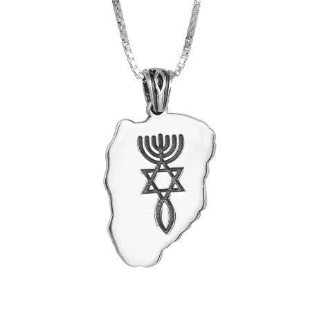 Pendant Messianic Sterling Silver - Grafted In