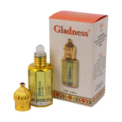 Gladness Aromatic Prayer Anointing Oil Bible from Holy Land Roll-on Applicator Octagonal Glass crystal bottle by Ein Gedi - The Peace Of God®